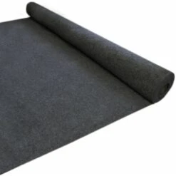 11m2 Doublure Intérieure Feutre Pour Véhicule + 5 Canettes De Glue Adhésif Tapis Flexible Camionette Gris Anthracite Foncé Aménagement Super Epais 33mm Polypropylène Etirable T-MECH