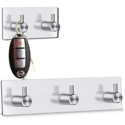 Crochet D'aspiration Deux Ventouses à Vide Équipement Lourd Fenêtre En Verre étanche Détachable Avec Crochet En Métal Crochet Mural Cuisine Salle De Bain Douche Serviette Palan Clé Appareil-Argent