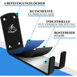 Support Mural Pour Pédale 2 Vélos Suspension Pour E-bikes, MTB, Road Bike Wall Mount 9 Support Mural Pour Pédale 2 Vélos Suspension Pour E-bikes, MTB, Road Bike Wall Mount -Stanleyfaco Magasin 40298258 3