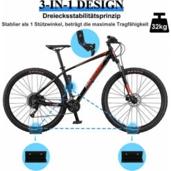 Support Mural Pour Pédale 2 Vélos Suspension Pour E-bikes, MTB, Road Bike Wall Mount 10 Support Mural Pour Pédale 2 Vélos Suspension Pour E-bikes, MTB, Road Bike Wall Mount -Stanleyfaco Magasin 40298258 4