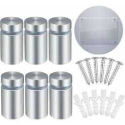 TTIO Support Vis Publicité En Acier Inoxydable 25pcs Standoff Publicité Entretoise Murale Fixations Montage Pour Verre Acrylique Photos Publicité Produits D'Équipement Médical Produits De Décoration19