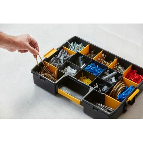 STANLEY - Organiseur Sortmaster 17 Compartiments - 1-94-745 - 17 Compartiments Dont 10 Intercalaires Amovibles 6 STANLEY - Organiseur Sortmaster 17 Compartiments - 1-94-745 - 17 Compartiments Dont 10 Intercalaires Amovibles – Image 4