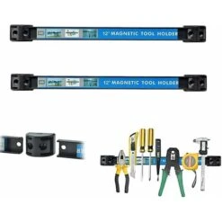 2pcs 35cm Barres Magnétiques Pour Outils Porte Outils Mural Avec Charge Jusqu'à 13kg Barre Aimantée Puissant Pour Rangement Outillage Pour Maison Garage Atelier Balcon -Stanleyfaco Magasin 44322908 3