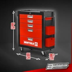 Servante D'atelier 5 Tiroirs + Acc - Movitools -Stanleyfaco Magasin 4516307 3