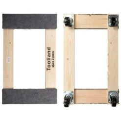 Perel SUPPORT ROULANT POUR MEUBLES - RECTANGULAIRE - 760 X 460 Mm - CHARGE MAX. 400 Kg QT408 RI14894 -Stanleyfaco Magasin 4679422 2