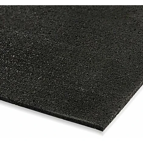 Tapis Anti-vibration En Caoutchouc 3 Mm D'épaisseur 90 X 100 Cm 4 Tapis Anti-vibration En Caoutchouc 3 Mm D'épaisseur 90 X 100 Cm – Image 2
