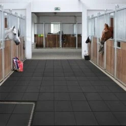 Dalle En Caoutchouc Ultra Résistant Système Connectable 92 X 92 Cm -Stanleyfaco Magasin 46905164 4