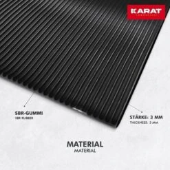 Tapis En Caoutchouc Côtes Fines Ultra Résistant 100 X 50 Cm -Stanleyfaco Magasin 46908854 5