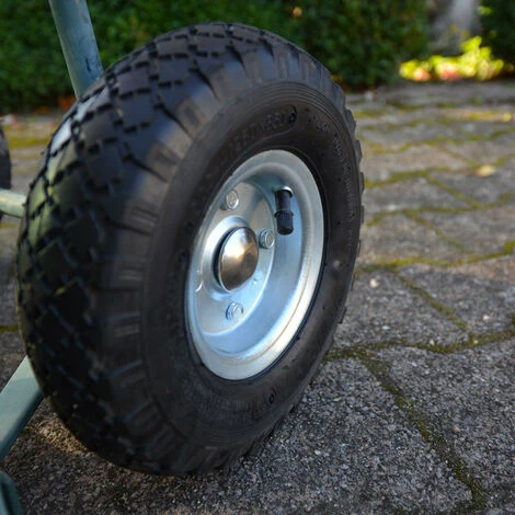 Roue De Diable Gonflable 260x85mm - 3.00-4 Alésage 20mm Jante Acier 5 Roue De Diable Gonflable 260x85mm - 3.00-4 Alésage 20mm Jante Acier – Image 3