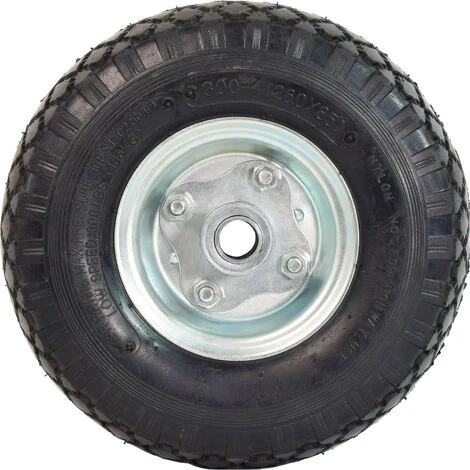 Roue De Diable Gonflable 260x85mm - 3.00-4 Alésage 20mm Jante Acier 7 Roue De Diable Gonflable 260x85mm - 3.00-4 Alésage 20mm Jante Acier – Image 5