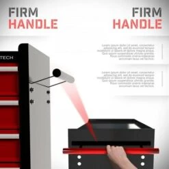Nova Chariot à Outils De L'atelier Avec 4 Tiroirs Et Freins Verrouillables Avec Clé -Stanleyfaco Magasin 52056610 4