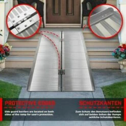 Nova Rampe De Fauteuil Roulant Pliable En Aluminium Antidérapant à Partir De 150 Cm 10 Nova Rampe De Fauteuil Roulant Pliable En Aluminium Antidérapant à Partir De 150 Cm -Stanleyfaco Magasin 52056689 4