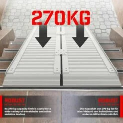 Nova Rampe De Fauteuil Roulant Pliable En Aluminium Antidérapant à Partir De 150 Cm 11 Nova Rampe De Fauteuil Roulant Pliable En Aluminium Antidérapant à Partir De 150 Cm -Stanleyfaco Magasin 52056689 5