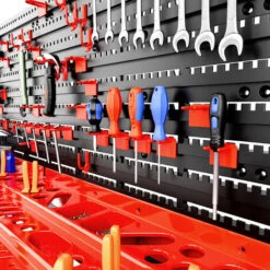 Ensemble Panneau Mural De Rangement Pour Outils 97 Pièces Portes-outils Plastique Bricolage -Stanleyfaco Magasin 53077724 3