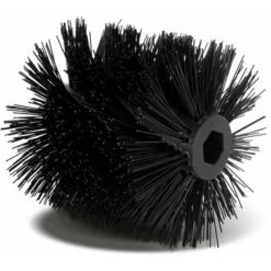 EBERTH Rouleau De Balayage Brosse De Balayage Pièce Détachée Pour Balayeuse (Largeur 30cm, Noir, Brosse Pour Toute Lannée Pour Le Sec, LHumide & La Neige, Fermeture Rapide Avec Boulon De Sécurité)