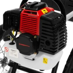 EBERTH Balayeuse à Essence 3CV, Moteur 2 Temps, Avec Roues, 2 Rouleaux De 30cm Inclus, Largeur De Balayage 60cm, Accélérateur Réglable En Continu Sur La Poignée Ergonomique, Protection Sur Le Rouleau -Stanleyfaco Magasin 54190511 5