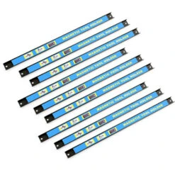 Kit Barres Porte-outils 9x46cm Barres Magnétiques Acier Rangement Accessoires Atelier Montage Mural -Stanleyfaco Magasin 54588434 4