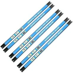 Kit Barres Porte-outils 6x61cm Barres Magnétiques Acier Rangement Accessoires Atelier Montage Mural -Stanleyfaco Magasin 54588465 4