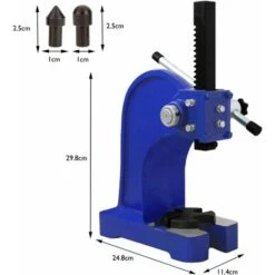 T-Mech Presse Manuelle à Crémaillère Robuste Ateliers Poinçons Presse à Levier Presse à Manche Pressage 1T -Stanleyfaco Magasin 54658976 5