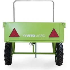 Remorque Pour Motoculteur 7 CV VITO 2 Roues Siège Frein à Pied Charge 325 Kg Max -Stanleyfaco Magasin 54689847 3
