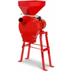 EBERTH Moulin à Céréales électrique Avec Moteur Puissant De 1100W, Débit De 240 Kg/h, Moulin à Grains Avec Lame Tranchante En Acier Inox, Quatre Tamis Et Socle, Broyeur Pour Céréales