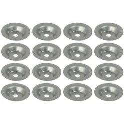 Jeu De 16 Coupelles En Acier Zingué