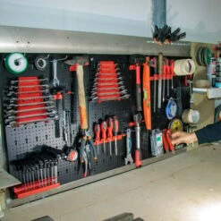 3 Panneaux Mural Pour Rangement D'outil - Mur à 74 Outils - Porte Outil Mural - 120 Cm X 58 Cm -Stanleyfaco Magasin 55858029 3