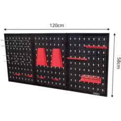 3 Panneaux Mural Pour Rangement D'outil - Mur à 74 Outils - Porte Outil Mural - 120 Cm X 58 Cm -Stanleyfaco Magasin 55858029 4