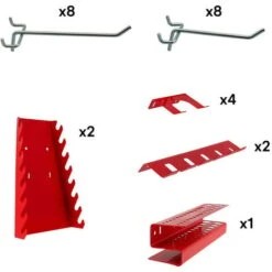 3 Panneaux Mural Pour Rangement D'outil - Mur à 74 Outils - Porte Outil Mural - 120 Cm X 58 Cm -Stanleyfaco Magasin 55858029 5