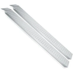 Randaco 2x Rampe De Chargement Rampe D'accès Moto Voiture Galvanisé Jusqu'à 400kg