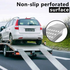 Randaco 2x Rampe De Chargement Rampe D'accès Moto Voiture Galvanisé Jusqu'à 400kg -Stanleyfaco Magasin 56867341 3