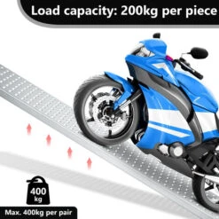 Randaco 2x Rampe De Chargement Rampe D'accès Moto Voiture Galvanisé Jusqu'à 400kg -Stanleyfaco Magasin 56867341 4