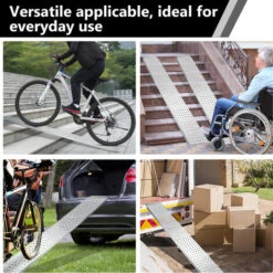 Randaco 2x Rampe De Chargement Rampe D'accès Moto Voiture Galvanisé Jusqu'à 400kg -Stanleyfaco Magasin 56867341 5