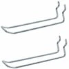 2x Crochet Rayonnage Magasin Double Acier 120mm Pour Rayon Support Présentatoir étagère Broche Panneau Perforé 2 2x Crochet Rayonnage Magasin Double Acier 120mm Pour Rayon Support Présentatoir étagère Broche Panneau Perforé -Stanleyfaco Magasin 58521411 1