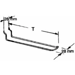 2x Crochet Rayonnage Magasin Double Acier 120mm Pour Rayon Support Présentatoir étagère Broche Panneau Perforé -Stanleyfaco Magasin 58521411 2