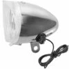 Feu Dynamo Avant Chromé 6V Avec Câble électrique Et Ampoule Vélo Phare Cyclomoteur Mobylette Tracteur -Stanleyfaco Magasin 59014106 1
