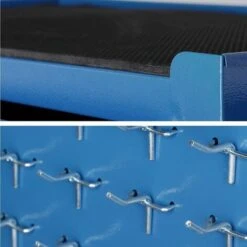 AIRAJ Grandes Armoires Murales Chariot D'Atelier Portable Et Chariot à Outils Avec Roues, Rangement D'Outils Et D'Équipements Lourds, Avec 10 Crochets Sur Le Côté Pour Ateliers Et Armoires à Outils Ménagers -Stanleyfaco Magasin 59869803 3