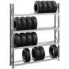 Grand Rack à Pneus 4 Niveaux 2500x2000x400mm - Élément Suivant - RAYOPN/4N/2040/S