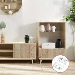 DENUOTOP 10 Pièces Support Montage Encastré Dissimulé, Supports Suspension Emboîtement Robuste, Connecteur De Meubles, Matériel Suspension Mural Acier Inox Suspendu Pour Photos, Miroirs, Sffichage D'i 9 DENUOTOP 10 Pièces Support Montage Encastré Dissimulé, Supports Suspension Emboîtement Robuste, Connecteur De Meubles, Matériel Suspension Mural Acier Inox Suspendu Pour Photos, Miroirs, Sffichage D'i -Stanleyfaco Magasin 60676025 3