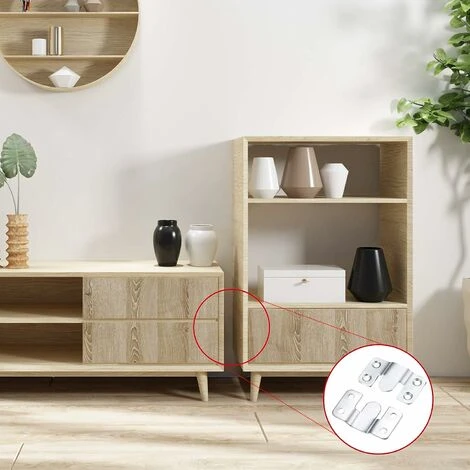 DENUOTOP 10 Pièces Support Montage Encastré Dissimulé, Supports Suspension Emboîtement Robuste, Connecteur De Meubles, Matériel Suspension Mural Acier Inox Suspendu Pour Photos, Miroirs, Sffichage D'i 5 DENUOTOP 10 Pièces Support Montage Encastré Dissimulé, Supports Suspension Emboîtement Robuste, Connecteur De Meubles, Matériel Suspension Mural Acier Inox Suspendu Pour Photos, Miroirs, Sffichage D'i – Image 3