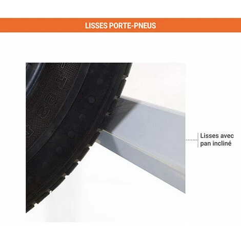 Grand Rack à Pneus 3 Niveaux 2000x1800x400mm - Element Suivant - RAYOPN/3N/2018/S 6 Grand Rack à Pneus 3 Niveaux 2000x1800x400mm - Element Suivant - RAYOPN/3N/2018/S – Image 4