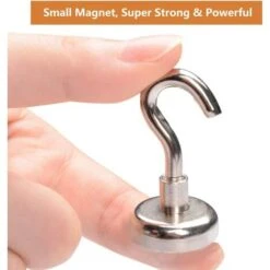 Lot De 25 Crochet Magnétique Crochet Aimants Néodyme Force D’attraction De 10 Kg 11 Lot De 25 Crochet Magnétique Crochet Aimants Néodyme Force D’attraction De 10 Kg -Stanleyfaco Magasin 61195061 5