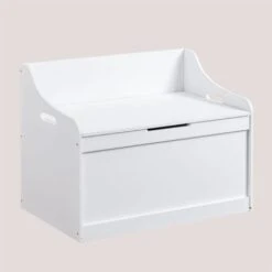 Coffre à Jouets Boby Kids SKLUM Blanc