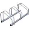 Ratelier Velo Support à Vélos Présentoir à Vélos Porte-vélo Supports Multiples Roues VTT Pour 3 Vélos
