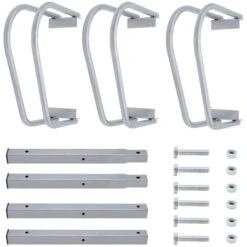 Ratelier Velo Support à Vélos Présentoir à Vélos Porte-vélo Supports Multiples Roues VTT Pour 3 Vélos -Stanleyfaco Magasin 63736043 3