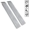 Froadp 2x Pliable Rampe De Chargement Galvanisée Pour Voitures De Moto Quads Remorques (160cm X 22.5x4.5cm) -Stanleyfaco Magasin 65112660 1