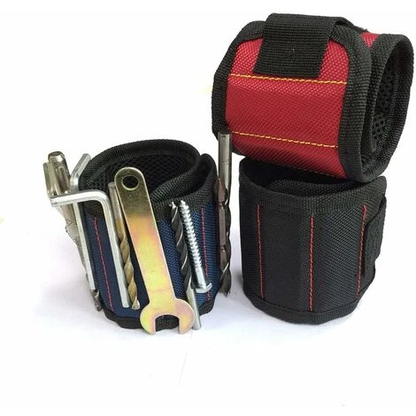 Bracelet Magnétique, 10 Puissants Aimants Forts Magnet Arm Band Pour Les Vis De Maintien, Clous, Mors, Attaches, Rondelles, Boulons, Ciseaux, Petits Outils Et Vis Pochette, Trépans De Forage-BDD 5 Bracelet Magnétique, 10 Puissants Aimants Forts Magnet Arm Band Pour Les Vis De Maintien, Clous, Mors, Attaches, Rondelles, Boulons, Ciseaux, Petits Outils Et Vis Pochette, Trépans De Forage-BDD – Image 3