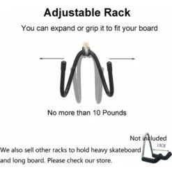 Support Mural Pour Planche à Roulettes Clip De Rangement Mural Support Mural Pour Planche à Roulettes - Pour Planche à Roulettes Et Longboard -Stanleyfaco Magasin 65503147 3