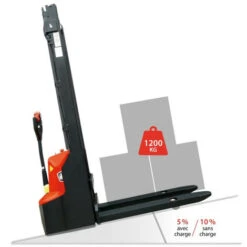 Stockman - Gerbeur électrique Lithium Levée 2900mm 1200kg - PSE12N2900 10 Stockman - Gerbeur électrique Lithium Levée 2900mm 1200kg - PSE12N2900 -Stanleyfaco Magasin 66849617 4