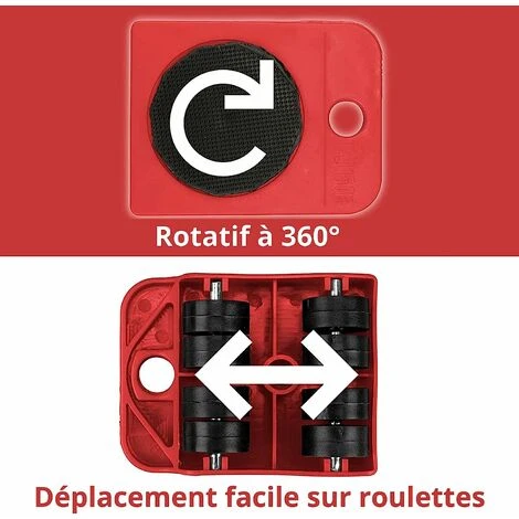 Kit De Déplacement De Meubles ARTECSIS – Souleve Jusqu’à 150kg / Lève Porte, Déplace Meubles / Cric Pour Meuble + 4 Roulettes 6 Kit De Déplacement De Meubles ARTECSIS – Souleve Jusqu’à 150kg / Lève Porte, Déplace Meubles / Cric Pour Meuble + 4 Roulettes – Image 4